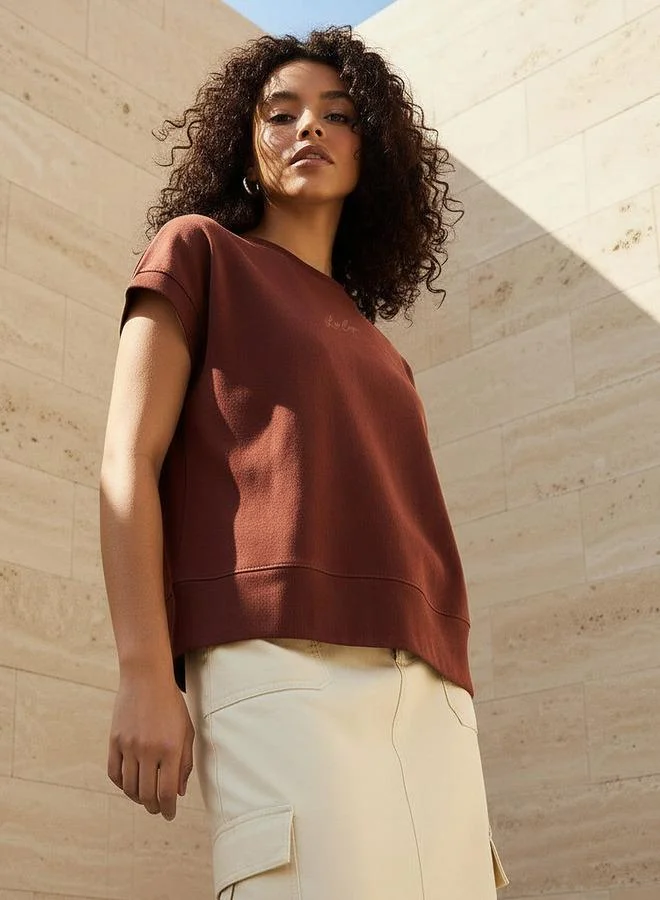 لي كوبر Lee Cooper Top with Textured Design
